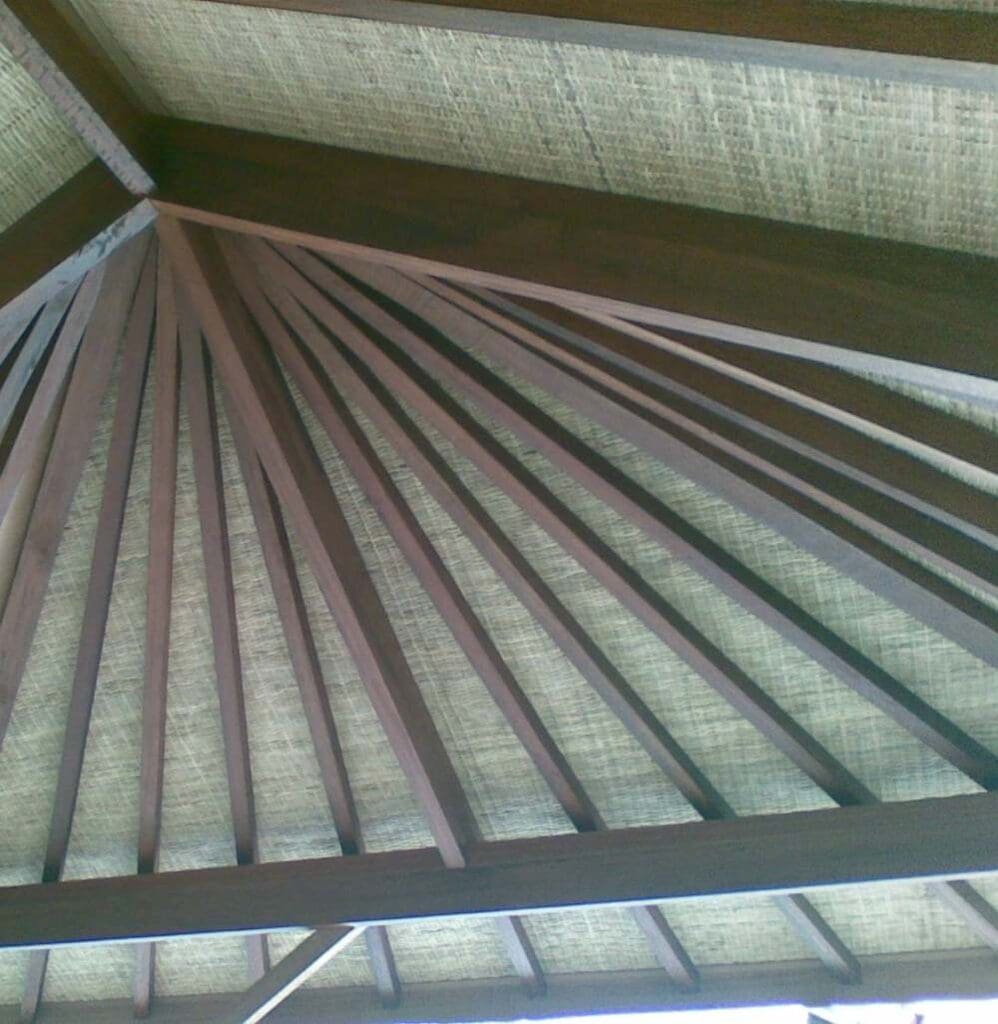 Bali Hut Thatch Replacement Guide 2026: Costs, Best Options &Amp; Easy Shingle Conversion 6 Interior view after bali hut thatching replacement