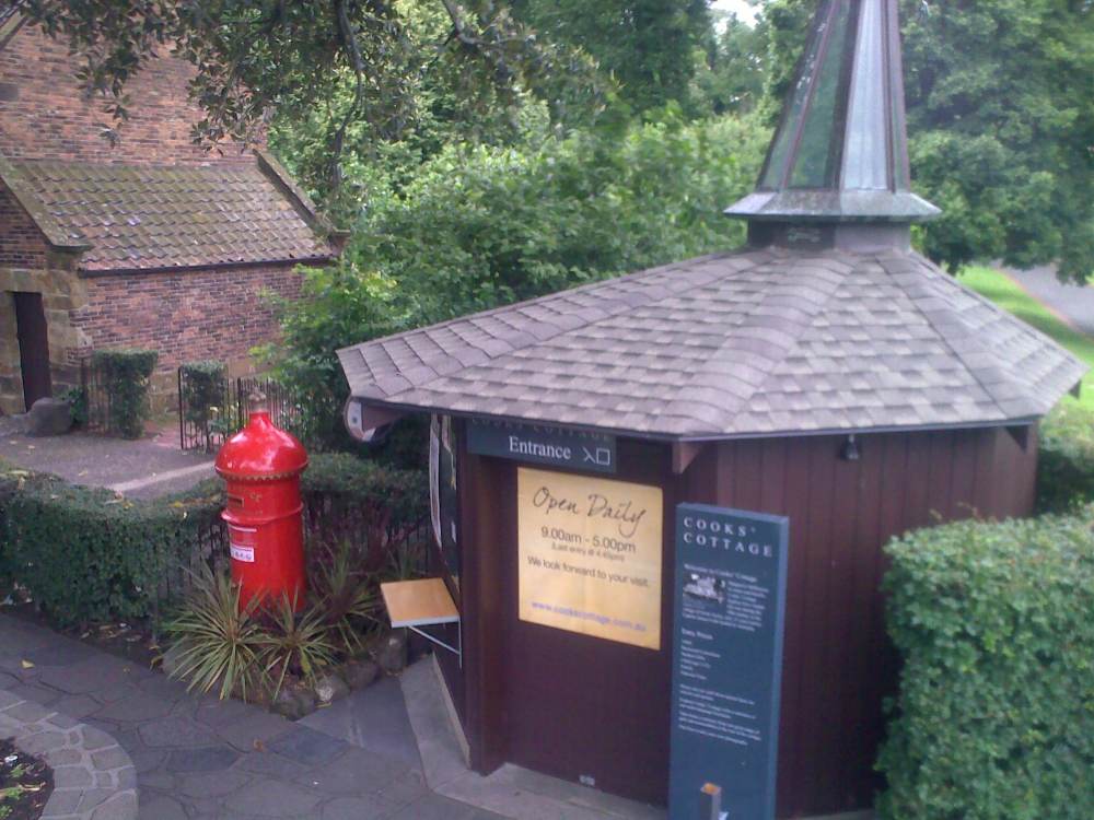 Captain Cook's Cottage Fitzroy Gardens Melbourne re-shingled roof