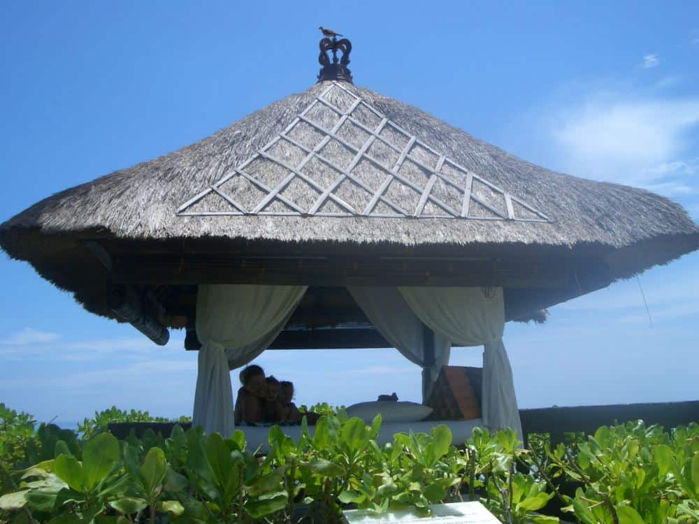 Classic Alang-Alang thatch Bali hut