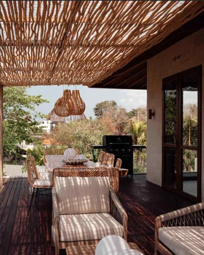 Pergola Roofing Solutions | Shingle Roof Systems Australia 3 Pergola roofing lining with galam wood - a bali favourite